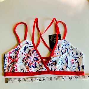 Chaser patriotic strappy top - red white blue graphic New with tag